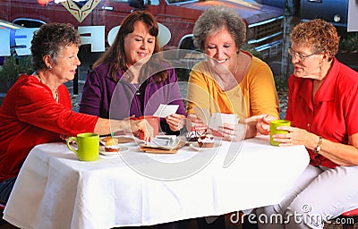 Coffee Club Shares Pictures Stock Photo