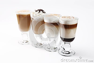 Coffee cocktails Stock Photo