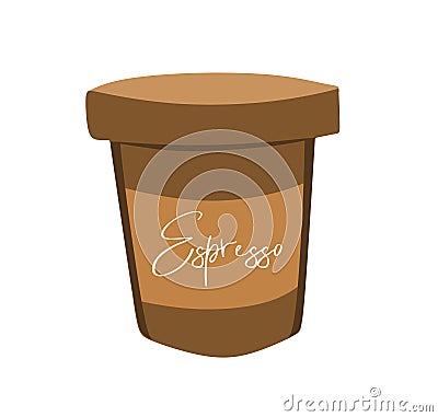 Coffee, a coffee drink. Espresso, cappuccino, latte, americano, decaf, decaf coffee, coffee set, instant coffee. Stock Photo