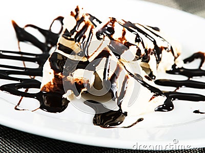 Coffee Cream Parfait Stock Photo