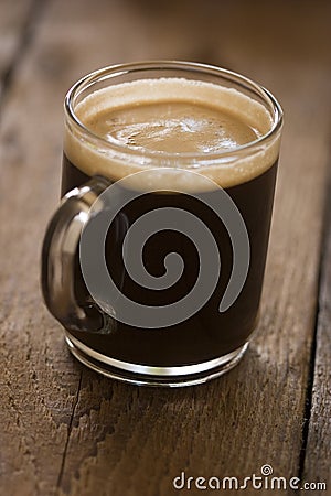Coffee crema Stock Photo