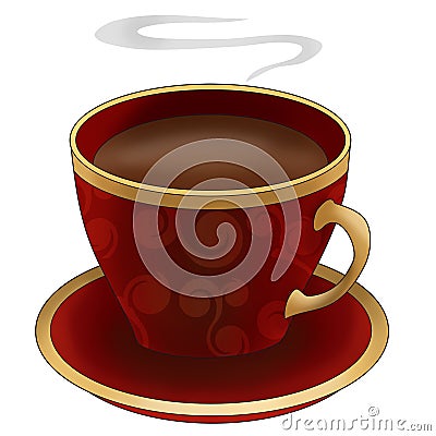 Coffee cup Cartoon Illustration