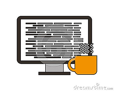 Programming coding language Vector Illustration
