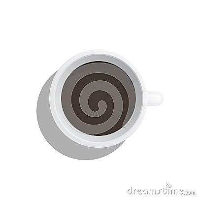 Coffee cup flat Vector Illustration