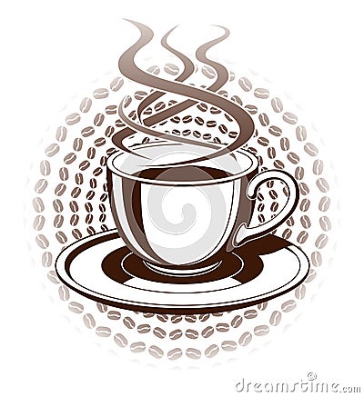 Coffee Cup Graphic Style Vector Illustration