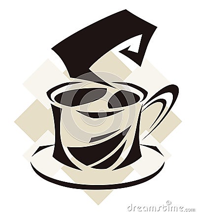 Coffee cup symbol Vector Illustration