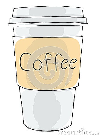 Coffee Cup Take Away Stock Illustration - Image: 42694303