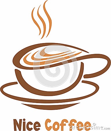 Coffee cup vector icon illustration design Vector Illustration