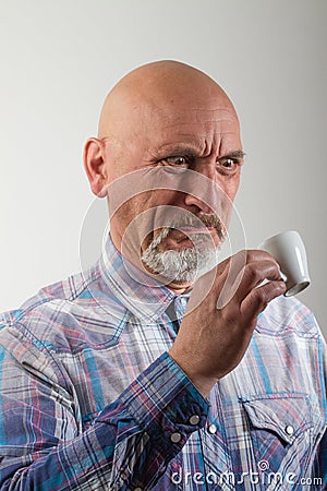 Coffee disgusting Stock Photo