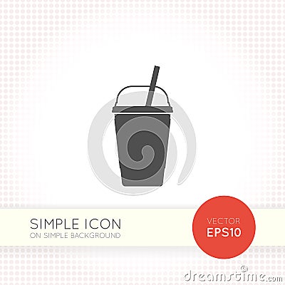 Coffee drink Icon Vector Illustration