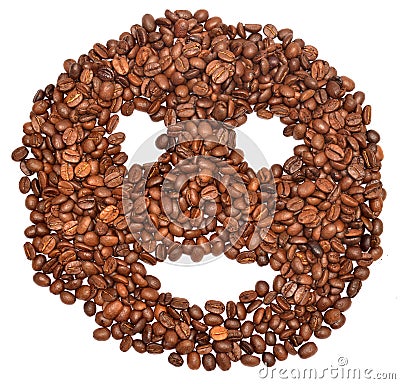 Coffee face Stock Photo