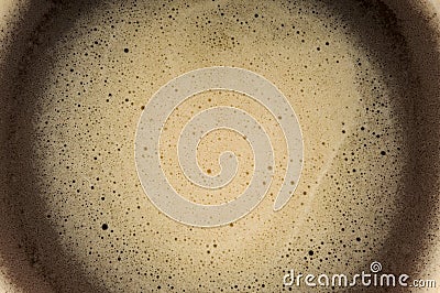 Coffee foam Stock Photo