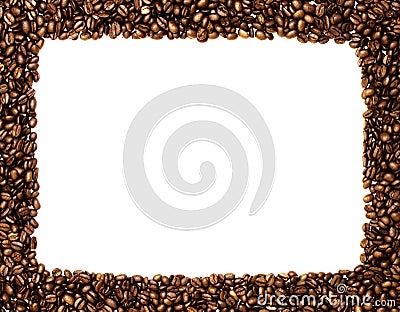 Coffee frame Stock Photo