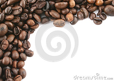 Coffee frame Stock Photo