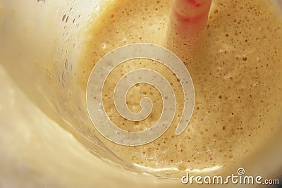 Coffee frappe macro Stock Photo