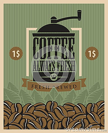 Coffee fresh Vector Illustration