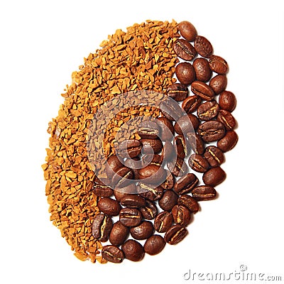 Coffee grain. Stock Photo
