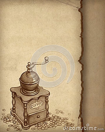 Coffee grinder Stock Photo