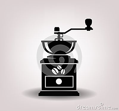 Coffee grinder Vector Illustration