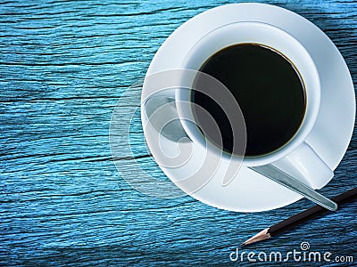 Coffee on holiday Stock Photo