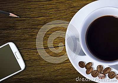 Coffee on holiday Stock Photo