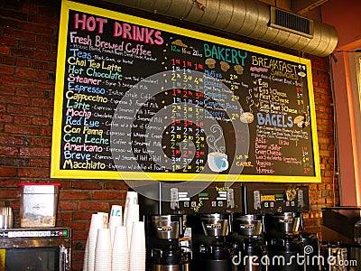 Coffee House  Chalkboard Royalty Free Stock Image Image 