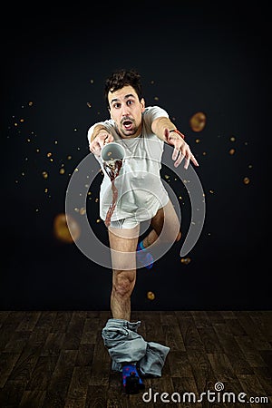 Coffee in hurry - morning Stock Photo