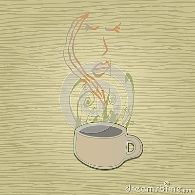 Coffee Illustration Stock Photo