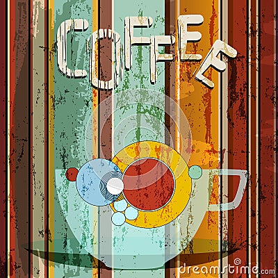 Coffee illustration, Vector Illustration