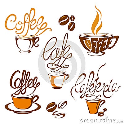 Coffee label and tag Vector Illustration