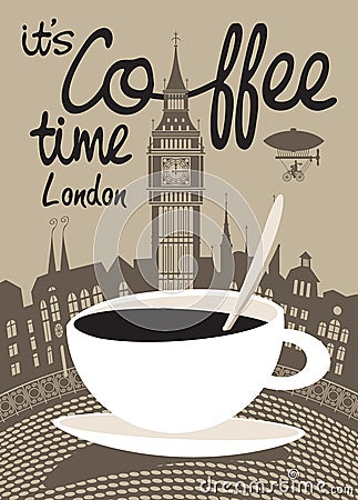 Coffee london Vector Illustration