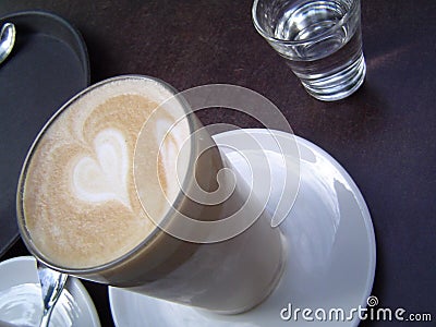 Coffee with love Stock Photo