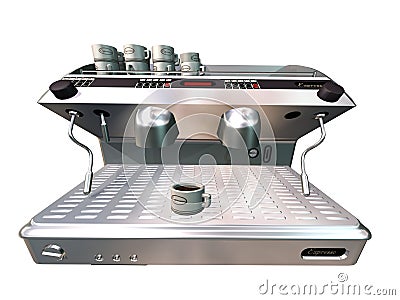 Coffee machine Stock Photo