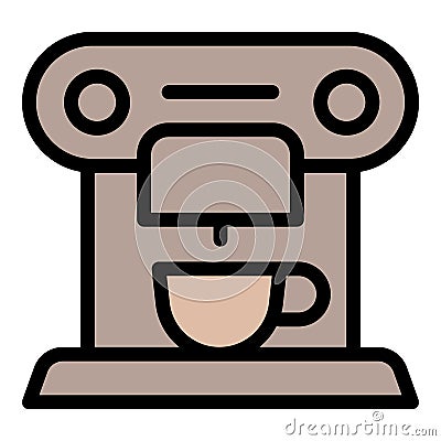 Coffee machine icon outline vector. Barista drink Vector Illustration