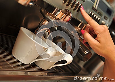 Coffee Machine Stock Photo