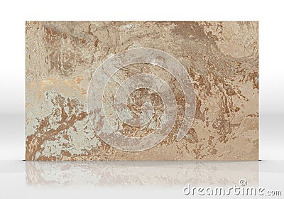 Coffee Marble Tile 3D illustration Cartoon Illustration