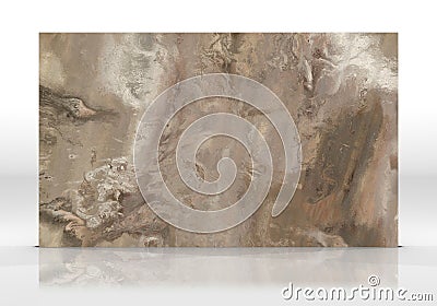 Coffee Marble Tile 3D illustration Cartoon Illustration