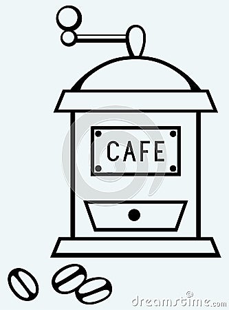 Coffee mill Vector Illustration