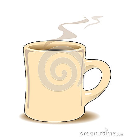 Coffee mug Vector Illustration