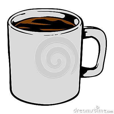 Coffee Mug Vector Illustration