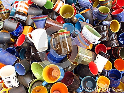 Coffee Mugs. Stock Photo