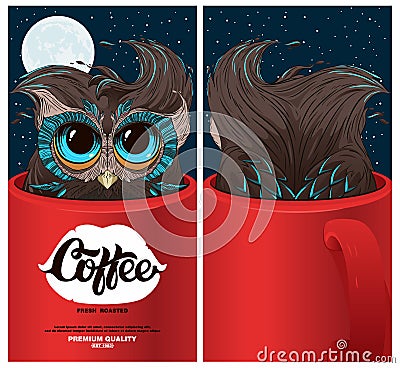 Coffee package Vector Illustration