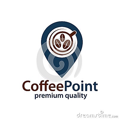 Coffee point icon Vector Illustration