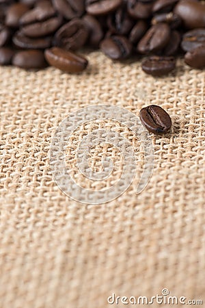 Coffee Sack Stock Photo