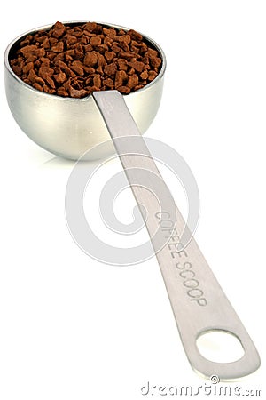 Coffee scoop Stock Photo