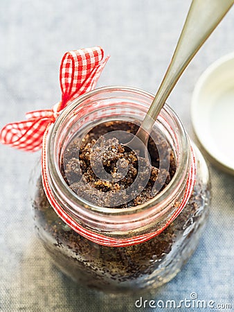 Coffee scrub Stock Photo