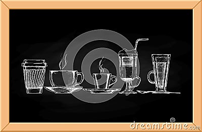 Coffee set Vector Illustration