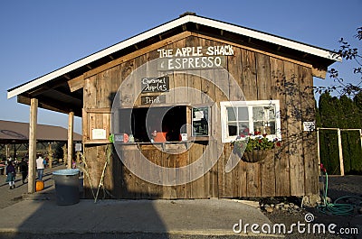 Coffee shop at farm Editorial Stock Photo