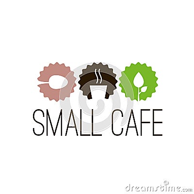 Coffee shop vector logo. Cafe icons. Cafe icon. Coffee icon Vector Illustration