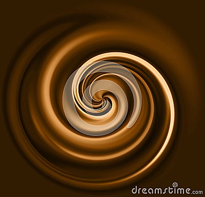 Coffee swirl Stock Photo